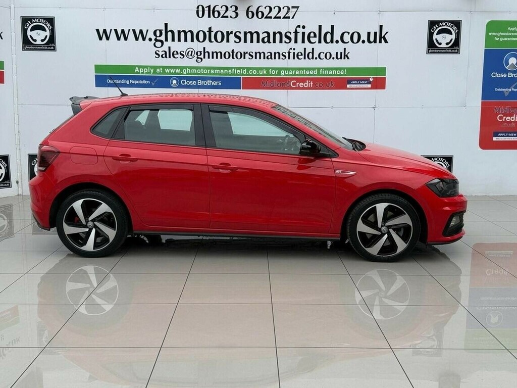 Volkswagen Polo Hatchback 2.0 Tsi Gti Dsg Euro 6 Ss 20196 DU69WKX Red #2