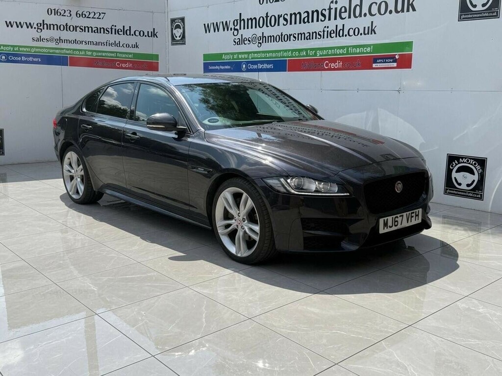 Jaguar XF Saloon 2.0D R-sport Euro 6 Ss 201767 MJ67VFH Black #2