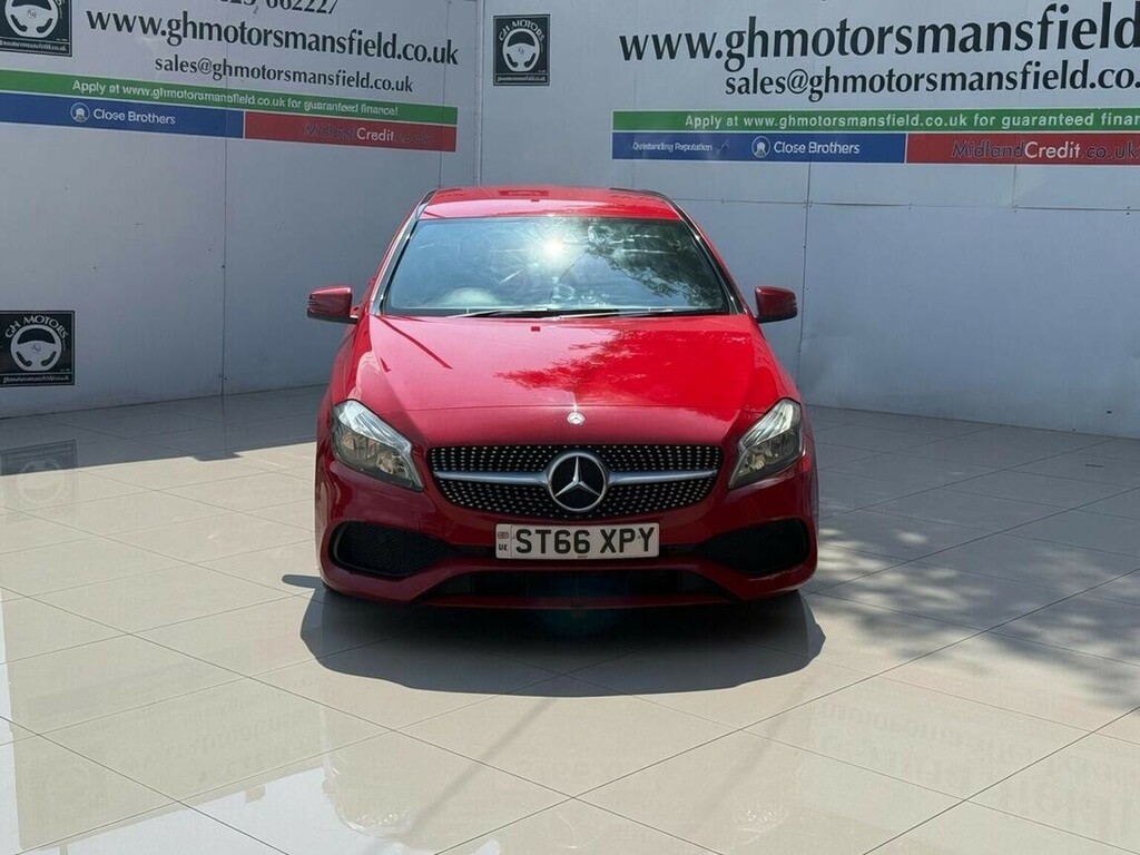 Mercedes-Benz A Class Hatchback 1.5 A180d Amg Line Executive Euro 6 S Red