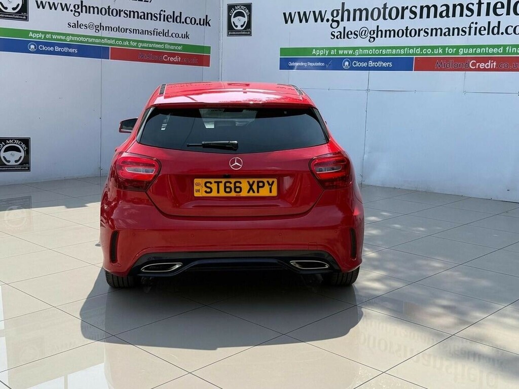 Mercedes-Benz A Class Hatchback 1.5 A180d Amg Line Executive Euro 6 S ST66XPY Red #4