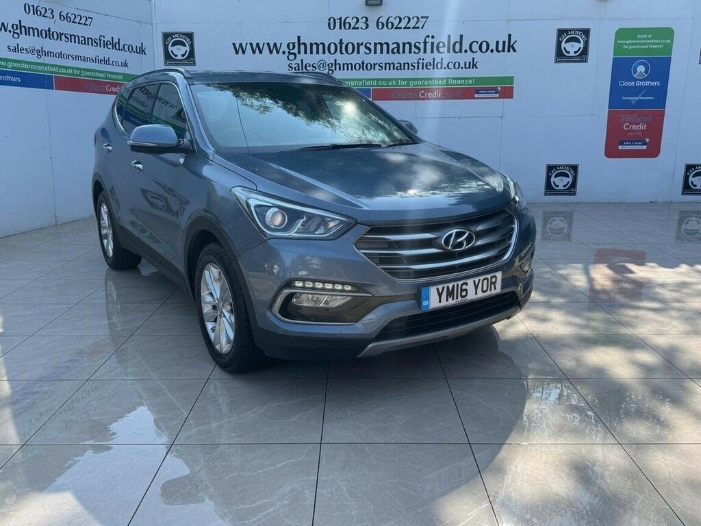 Hyundai Santa Fe Suv 2.2 Crdi Blue Drive Premium 4Wd Euro 6 Ss 5 Blue #2
