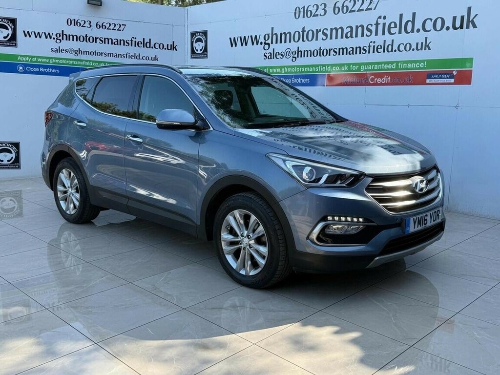 Hyundai Santa Fe Suv 2.2 Crdi Blue Drive Premium 4Wd Euro 6 Ss 5 Blue