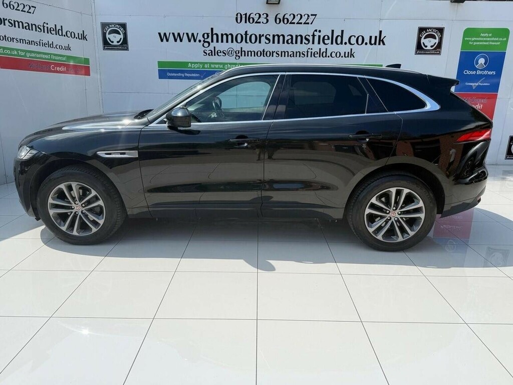 Jaguar F-Pace Suv 2.0 D180 R-sport Awd Euro 6 Ss 20 AO66JBE Black #3