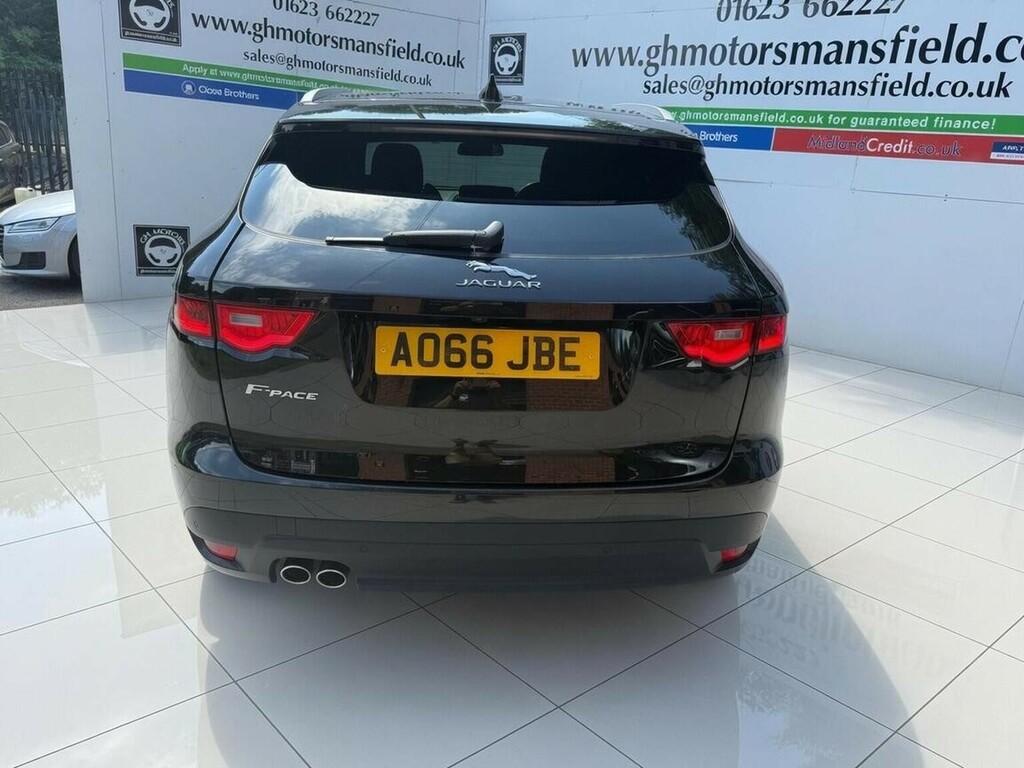Jaguar F-Pace Suv 2.0 D180 R-sport Awd Euro 6 Ss 20 AO66JBE Black #5