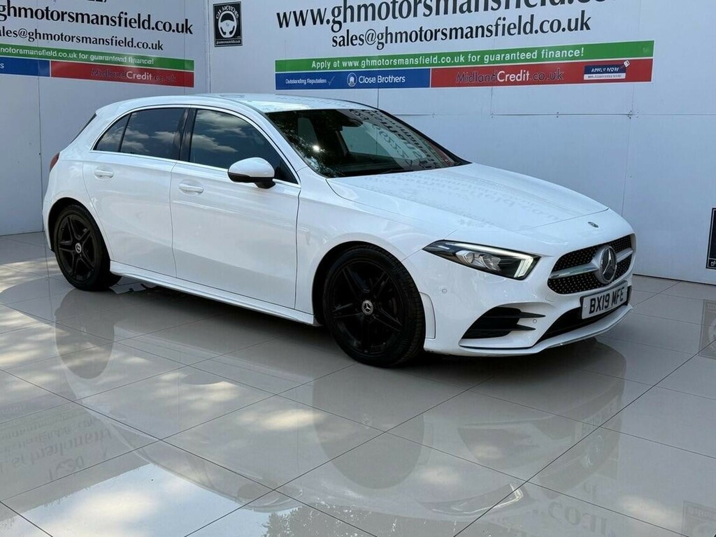 Mercedes-Benz A Class Hatchback 1.5 A180d Amg Line Executive 7G-dct Eu BX19MFE White #6