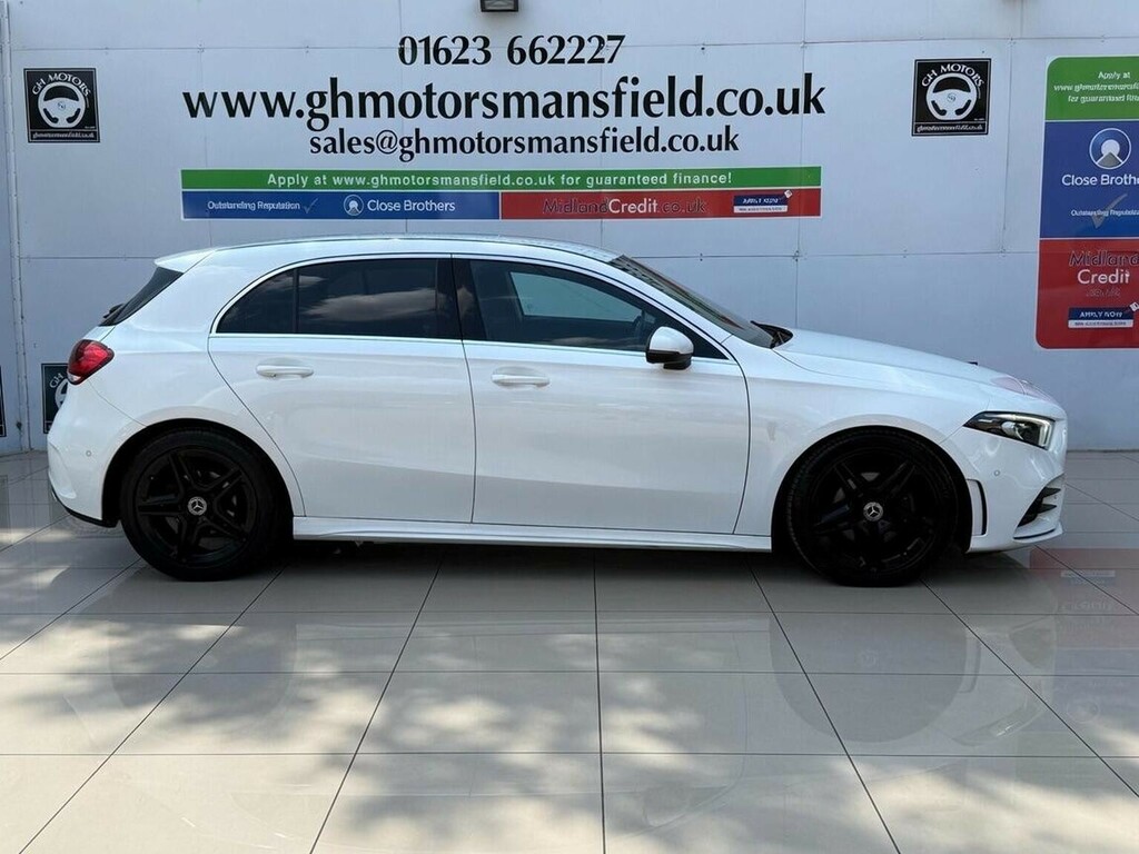 Mercedes-Benz A Class Hatchback 1.5 A180d Amg Line Executive 7G-dct Eu BX19MFE White #3