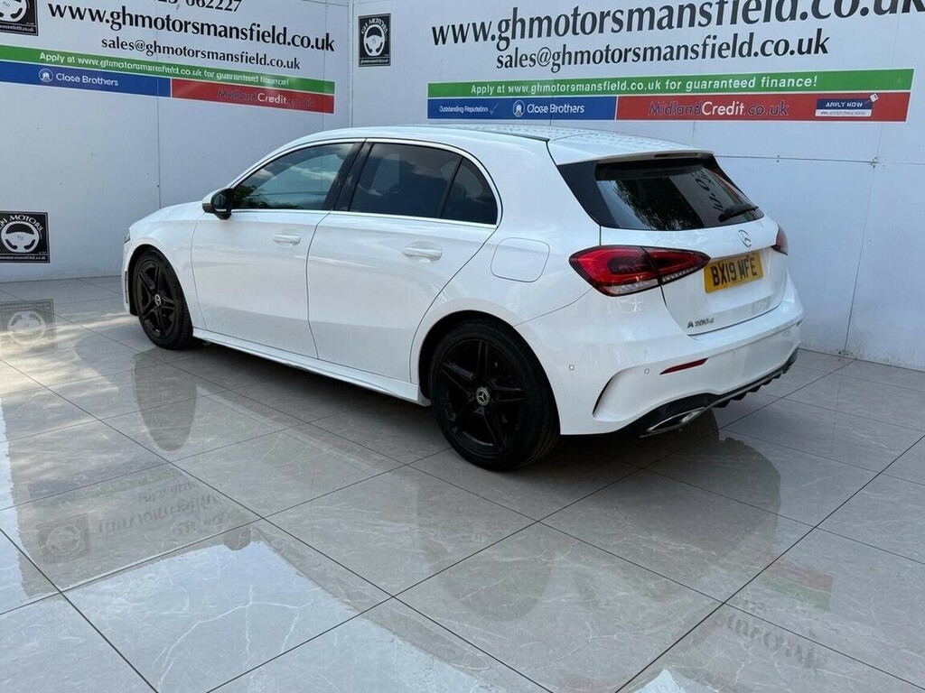 Mercedes-Benz A Class Hatchback 1.5 A180d Amg Line Executive 7G-dct Eu BX19MFE White #5