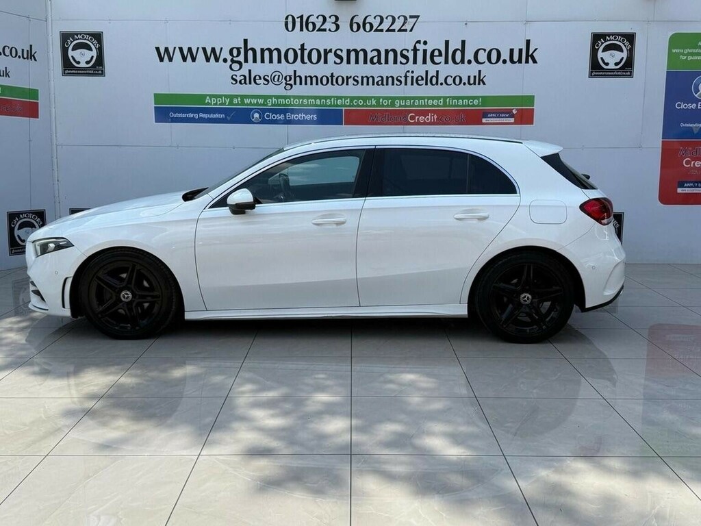 Mercedes-Benz A Class Hatchback 1.5 A180d Amg Line Executive 7G-dct Eu BX19MFE White #4