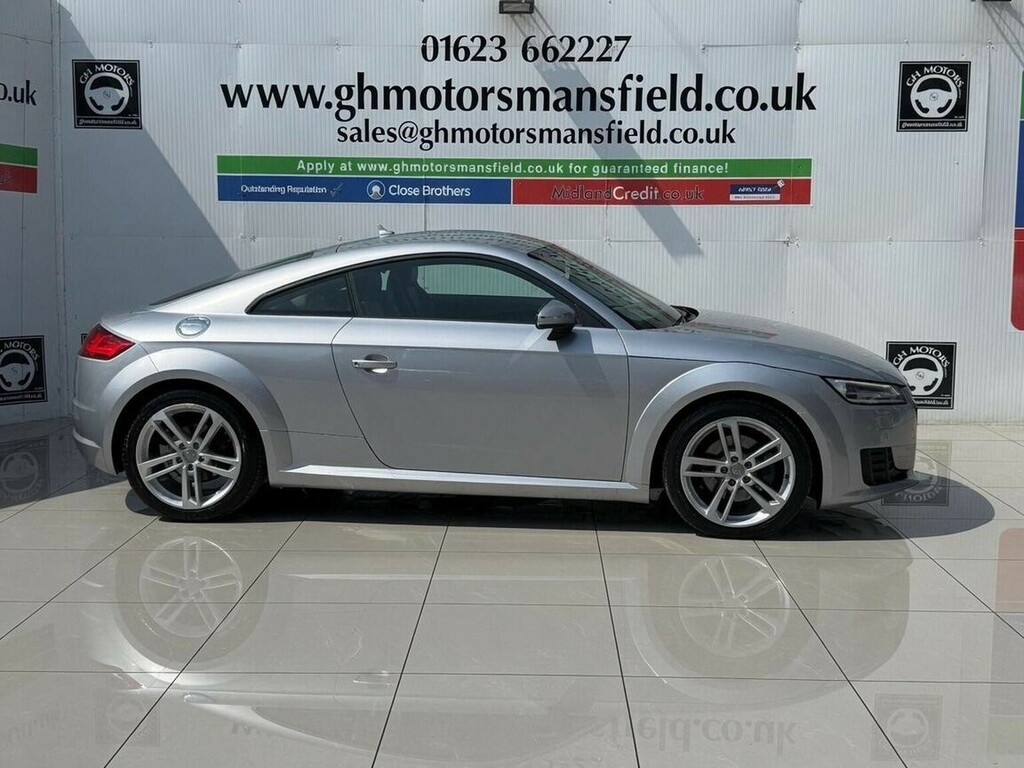 Audi TT Coupe 2.0 Tdi Sport S Tronic Quattro Euro 6 Ss KM67ZTT Silver #3