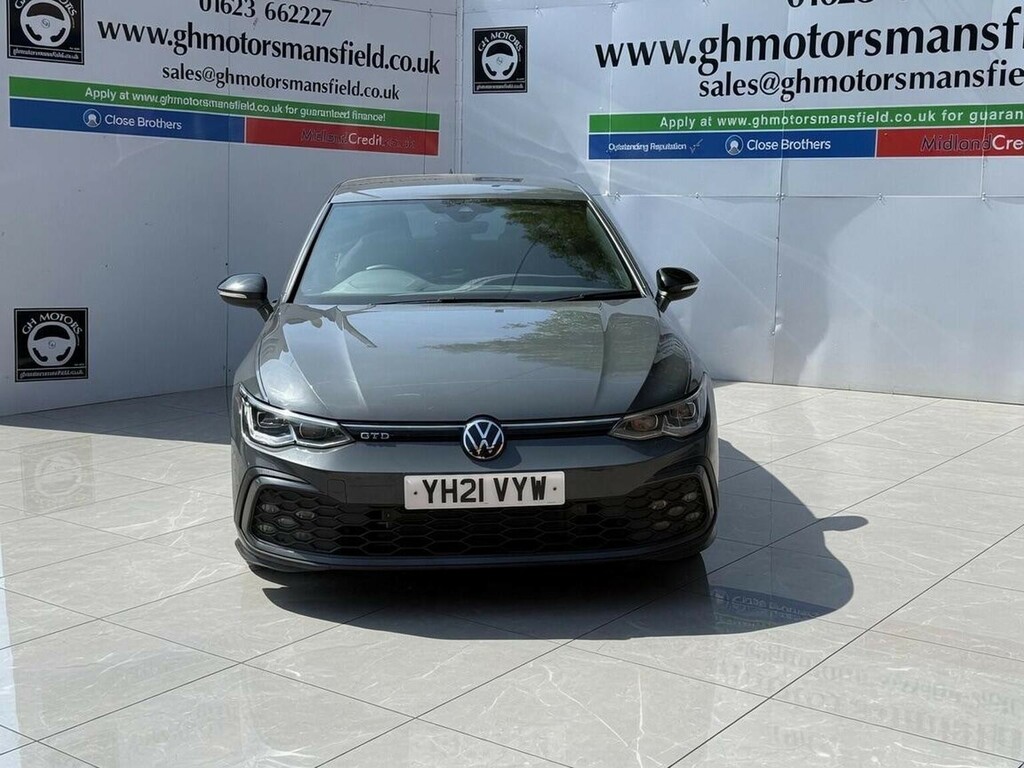 Volkswagen Golf Hatchback 2.0 Tdi Gtd Dsg Euro 6 Ss 20212 YH21VYW Grey #2