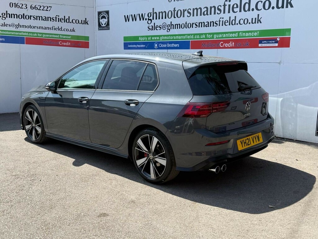 Volkswagen Golf Hatchback 2.0 Tdi Gtd Dsg Euro 6 Ss 20212 YH21VYW Grey #4