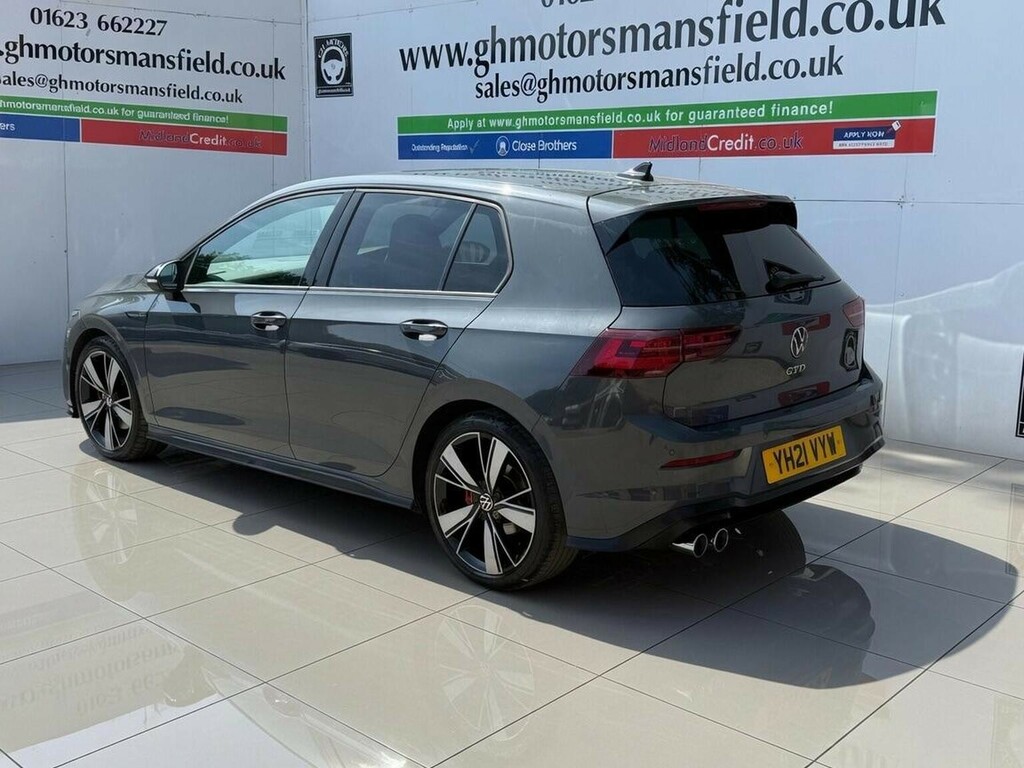 Volkswagen Golf Hatchback 2.0 Tdi Gtd Dsg Euro 6 Ss 20212 YH21VYW Grey #3