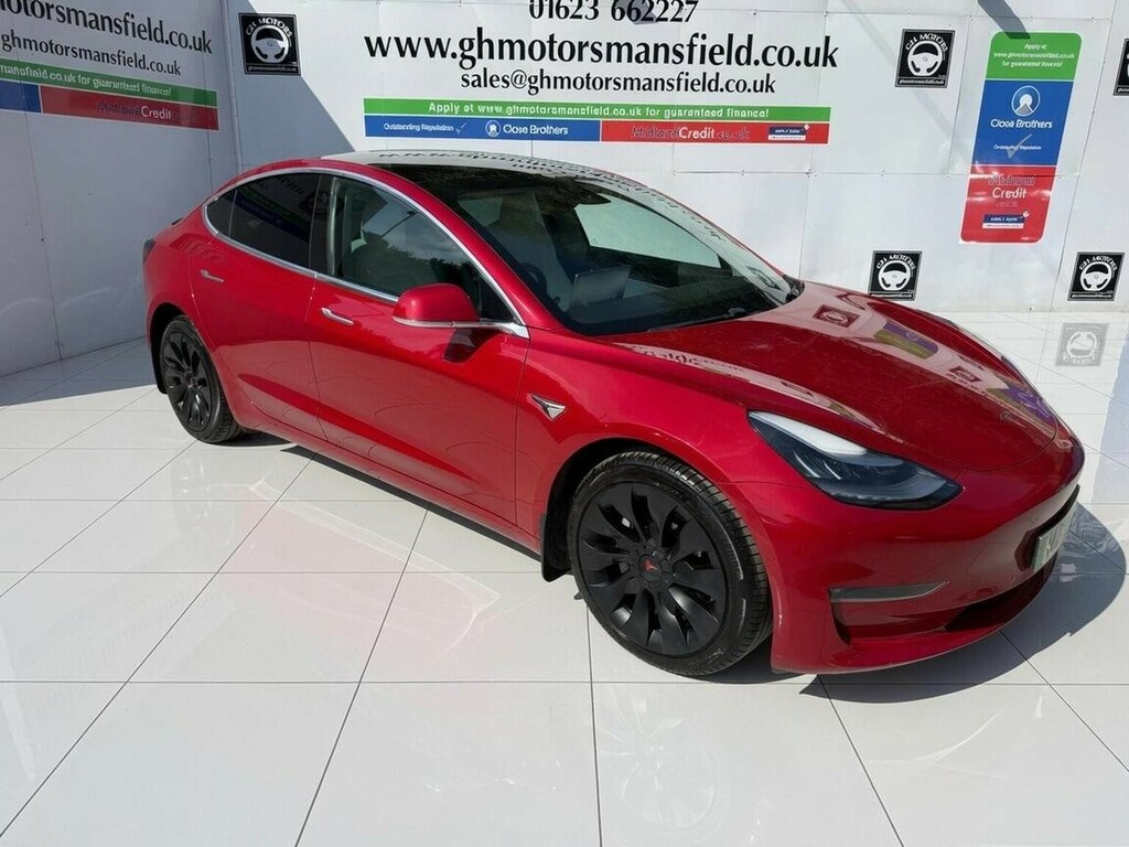 Tesla Model 3 Saloon Dual Motor Long Range 4Wde 2019 Red