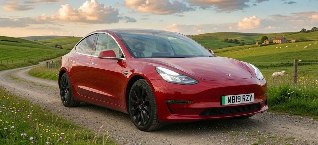 Tesla Model 3 Saloon Dual Motor Long Range 4Wde 2019 Red
