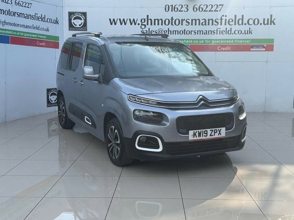 Citroen Berlingo Mpv 1.5 Bluehdi Flair M Mpv Euro 6 Ss 2019 KW19ZPX Grey