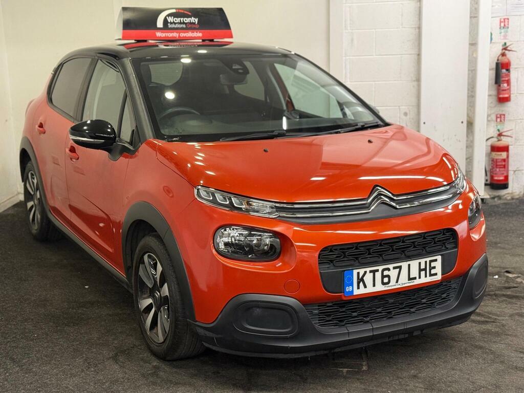 Citroen C3 1.2 Puretech Feel Euro 6 KT67LHE Orange #3