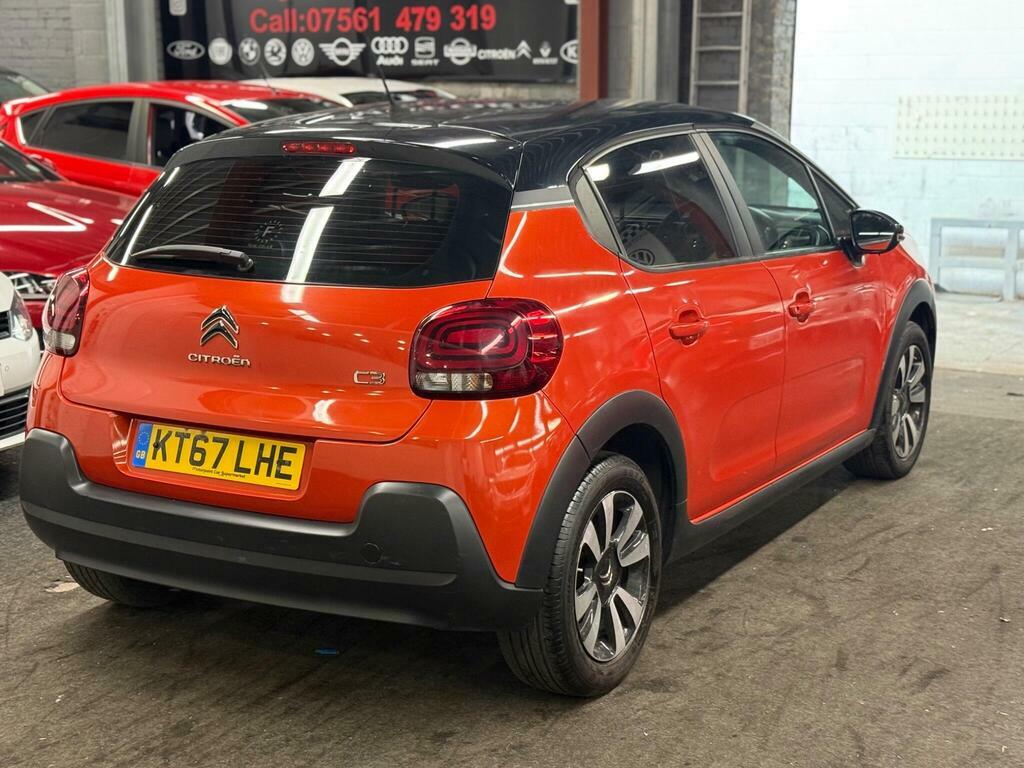 Citroen C3 1.2 Puretech Feel Euro 6 KT67LHE Orange #4
