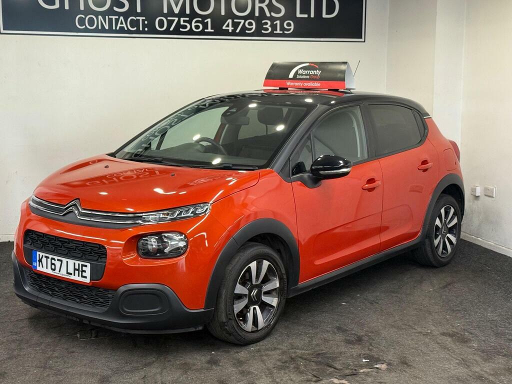 Citroen C3 1.2 Puretech Feel Euro 6 KT67LHE Orange #2