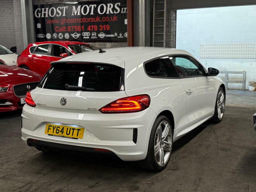 Volkswagen Scirocco 2.0 Tdi Bluemotion Tech R-line Euro 6 S S FY64UTT White #4