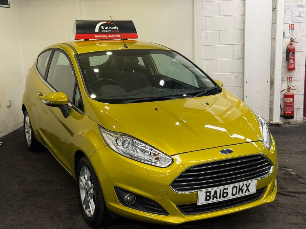 Ford Fiesta 1.0T Ecoboost Zetec Euro 6 S S BA16OKX Yellow #3