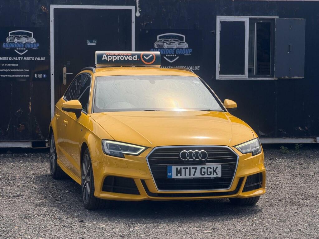 Audi A3 2.0 Tdi S Line Sportback S Tronic 6Spd Euro 6 Yellow #3