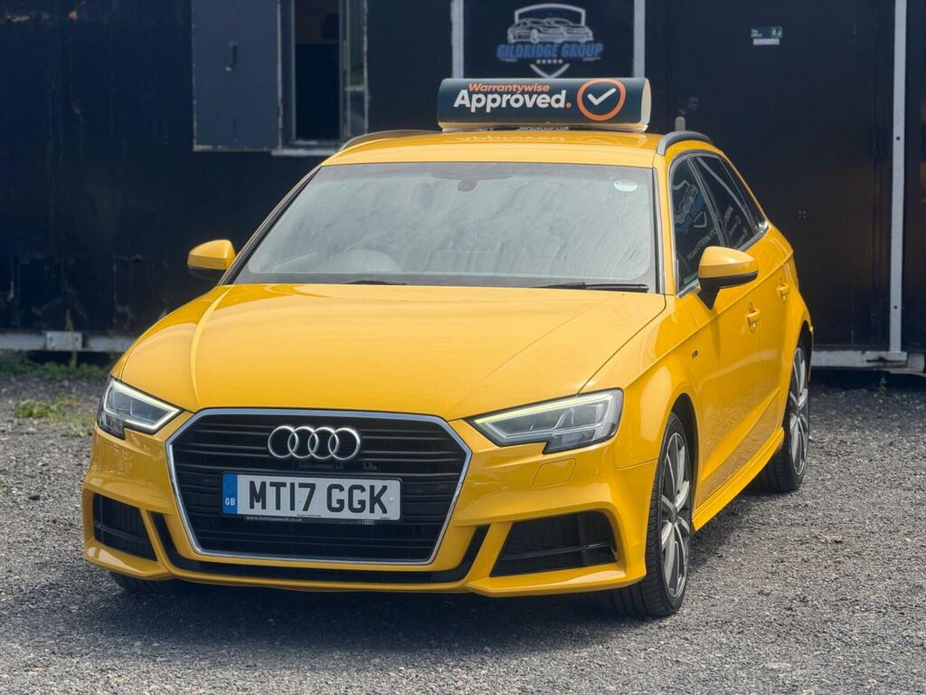 Audi A3 2.0 Tdi S Line Sportback S Tronic 6Spd Euro 6 Yellow #5