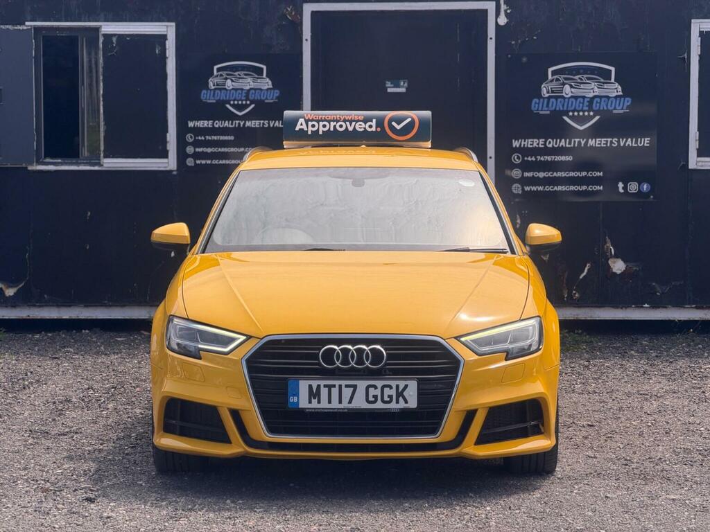 Audi A3 2.0 Tdi S Line Sportback S Tronic 6Spd Euro 6 Yellow