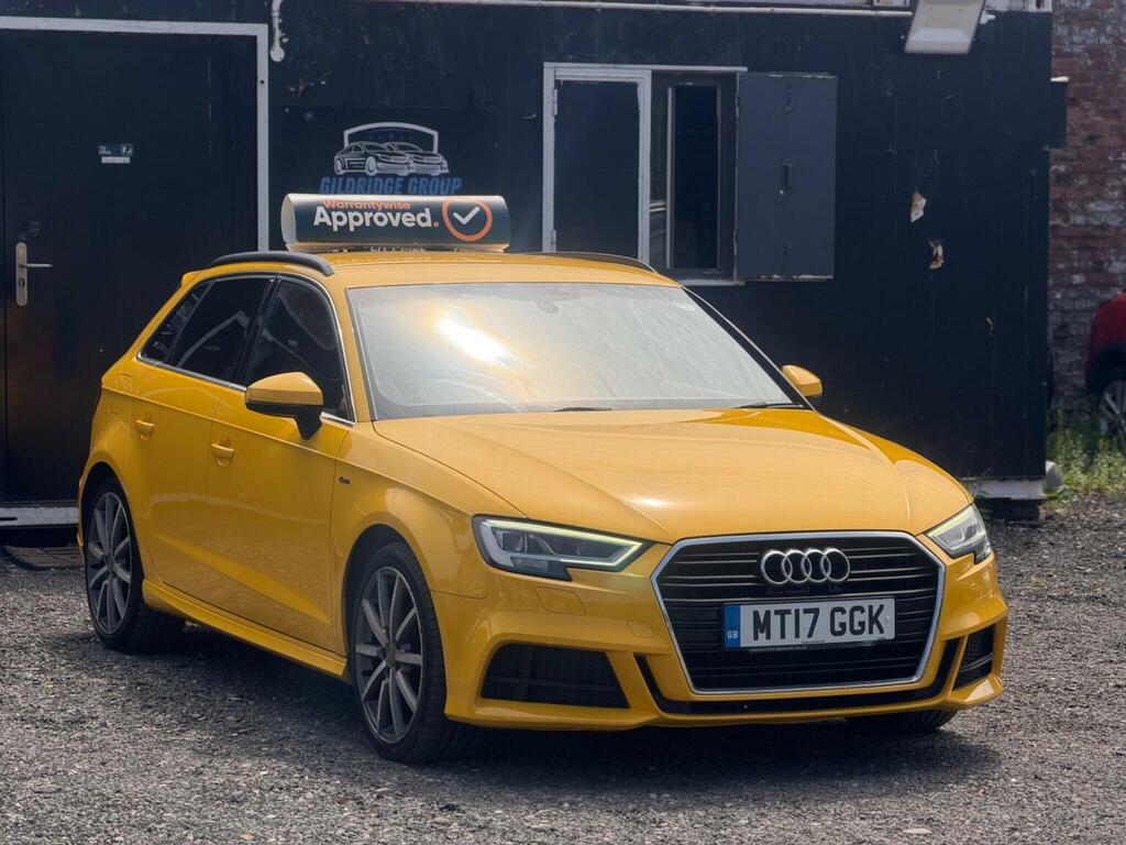 Audi A3 2.0 Tdi S Line Sportback S Tronic 6Spd Euro 6 Yellow #2