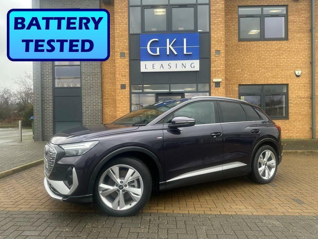 Audi Q4 E Tron 40 S Line Purple