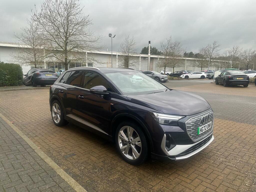 Audi Q4 E Tron 40 S Line HG72ONK Purple #5