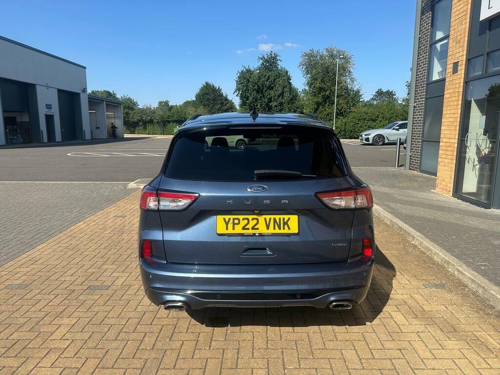 Ford Kuga 2.5 Ecoboost Duratec 14.4Kwh St-line X Cvt Euro 6 YP22VNK Blue #6