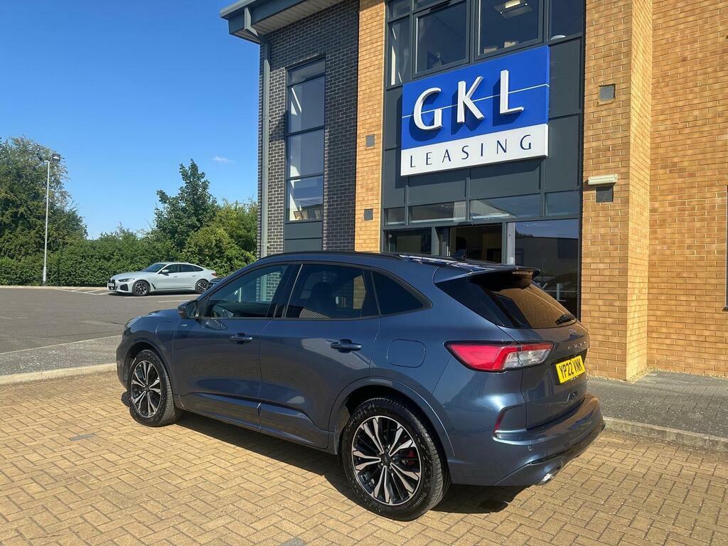 Ford Kuga 2.5 Ecoboost Duratec 14.4Kwh St-line X Cvt Euro 6 YP22VNK Blue #4