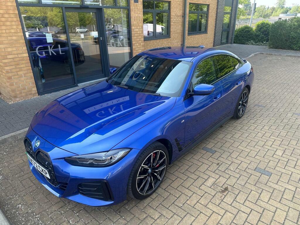 BMW i4 40 83.9Kwh M Sport Gran Coupe Edrive Blue #2