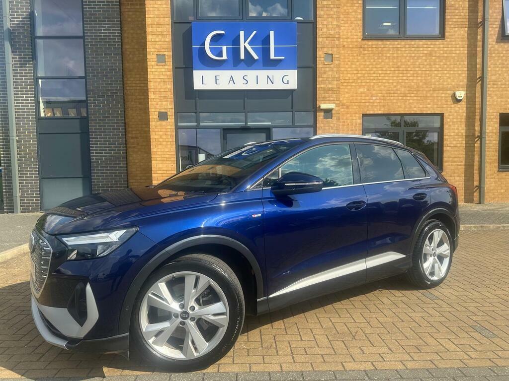 Audi Q4 E Tron 40 S Line Blue