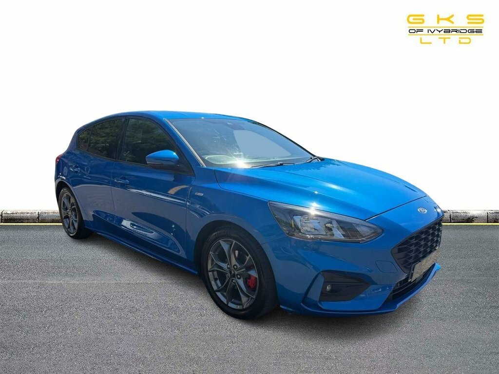 Ford Focus 1L St-line Edition LO71UZB Blue #6