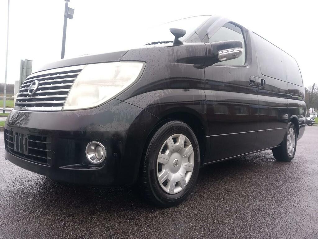 Nissan Elgrand 2.5 Camper Kitchen Sleeps Two Black