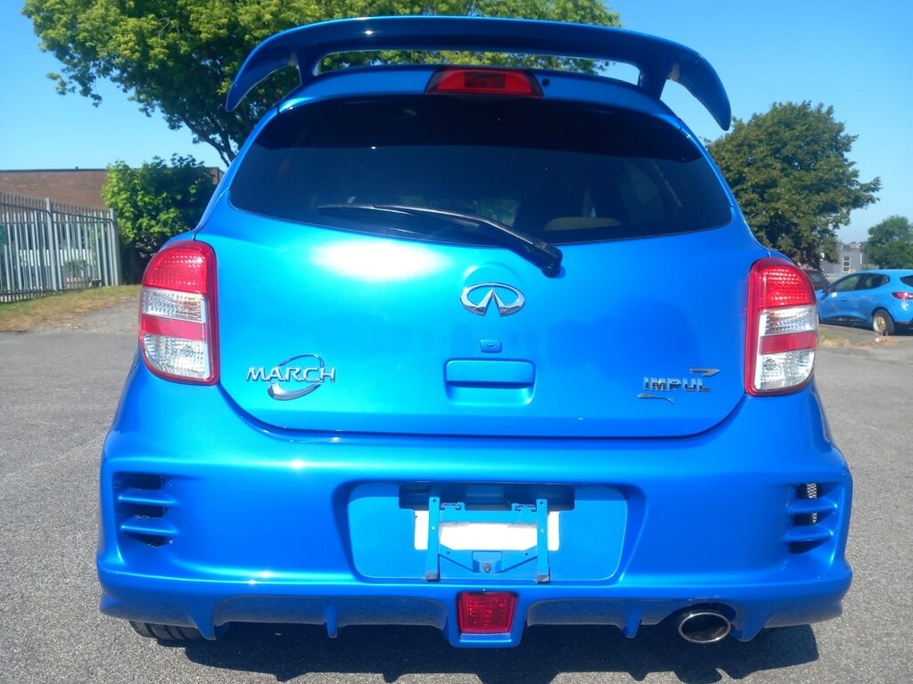 Nissan Micra 1.2 Rare Impul Model Only 39,000 Miles Blue #3