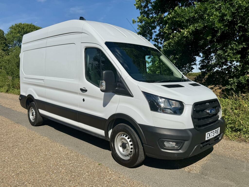 Ford Transit Custom 2.0 350 Ecoblue Leader Panel Van CK73PXE White #3
