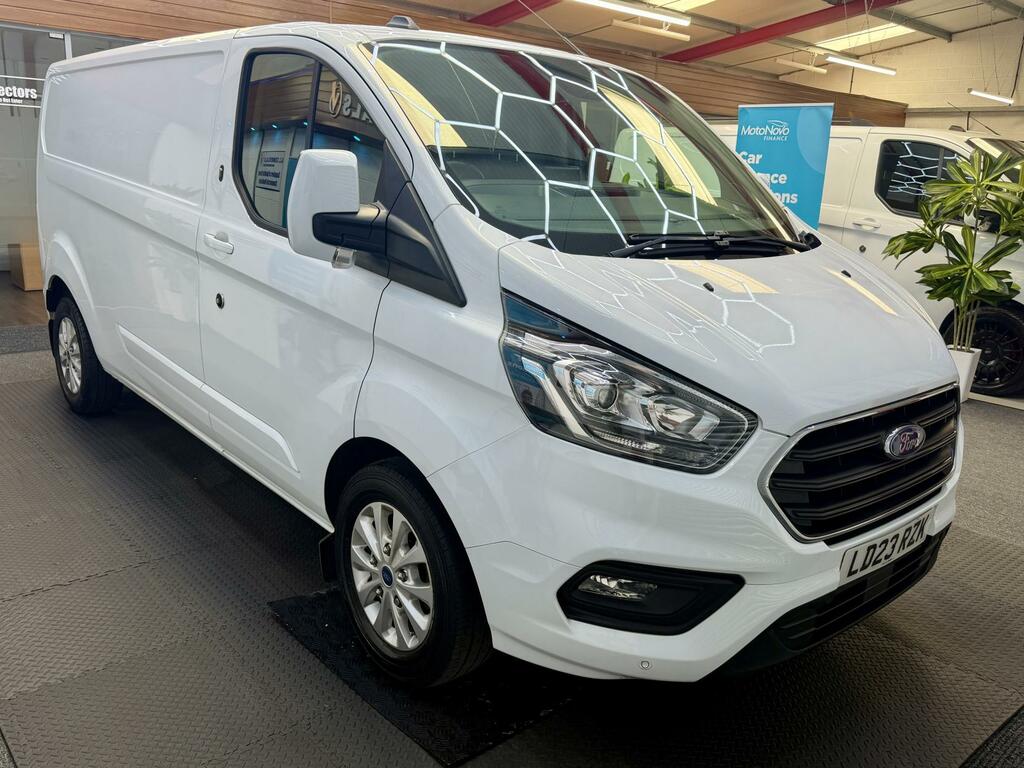 Ford Transit Custom 2.0 300 Ecoblue Limited Panel Van Manua LD23RZK White #6