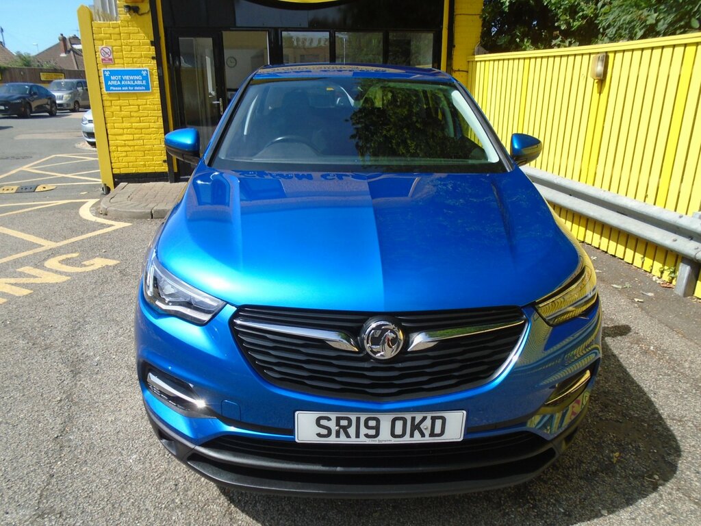 Vauxhall Grandland X 1.2 Turbo Gpf Se Suv Euro 6 Ss SR19OKD Blue #3