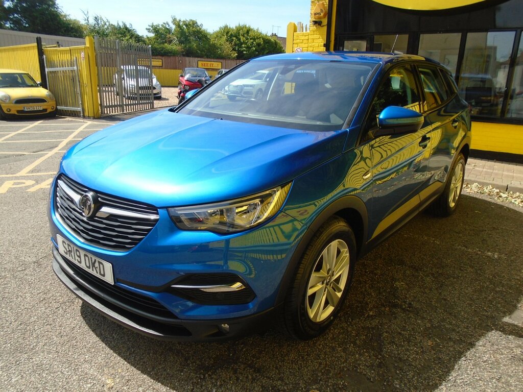 Vauxhall Grandland X 1.2 Turbo Gpf Se Suv Euro 6 Ss SR19OKD Blue #2