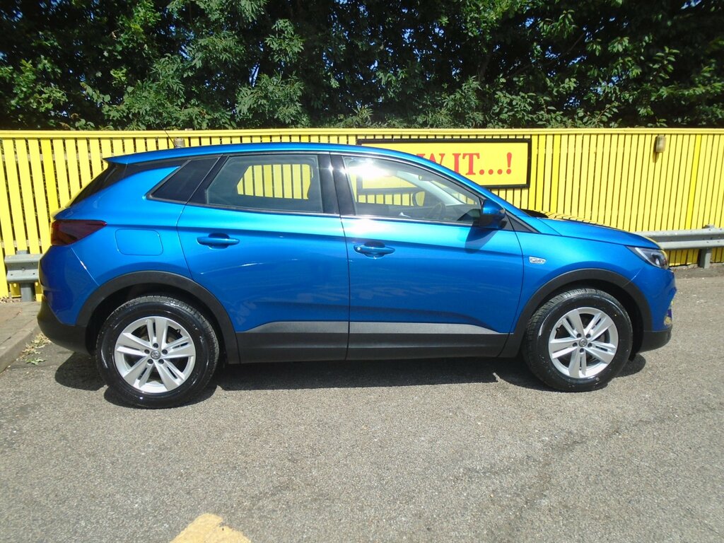 Vauxhall Grandland X 1.2 Turbo Gpf Se Suv Euro 6 Ss SR19OKD Blue #4