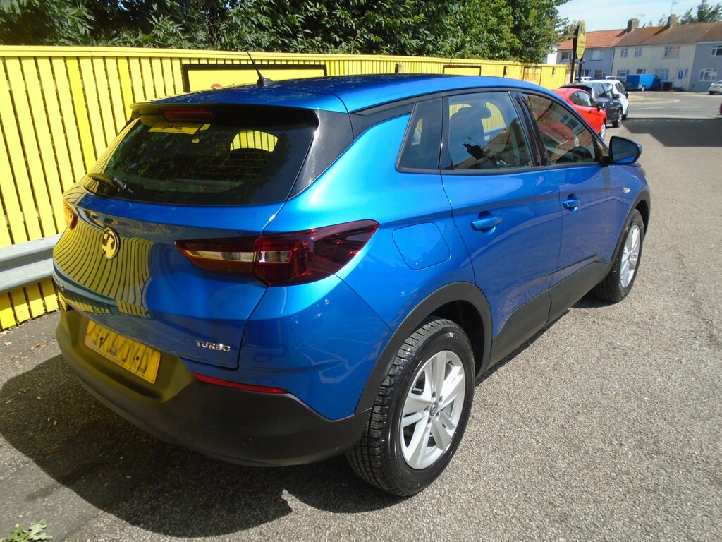 Vauxhall Grandland X 1.2 Turbo Gpf Se Suv Euro 6 Ss SR19OKD Blue #5