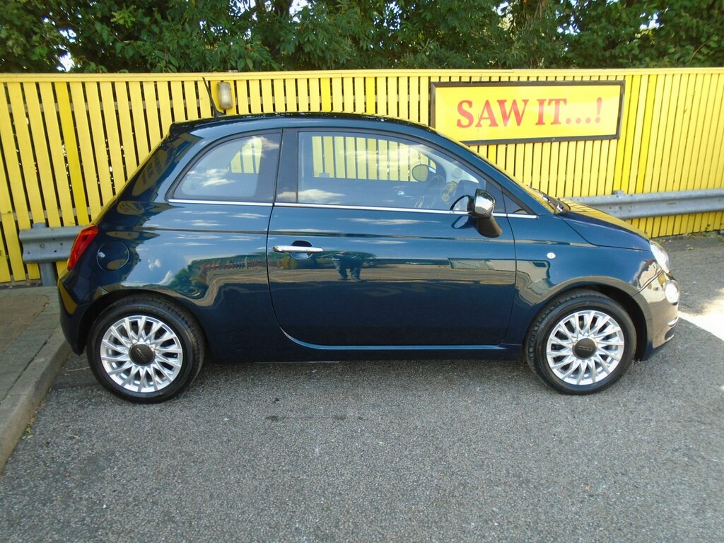 Fiat 500 1.2 Lounge Hatchback Euro 6 Ss Blue #4