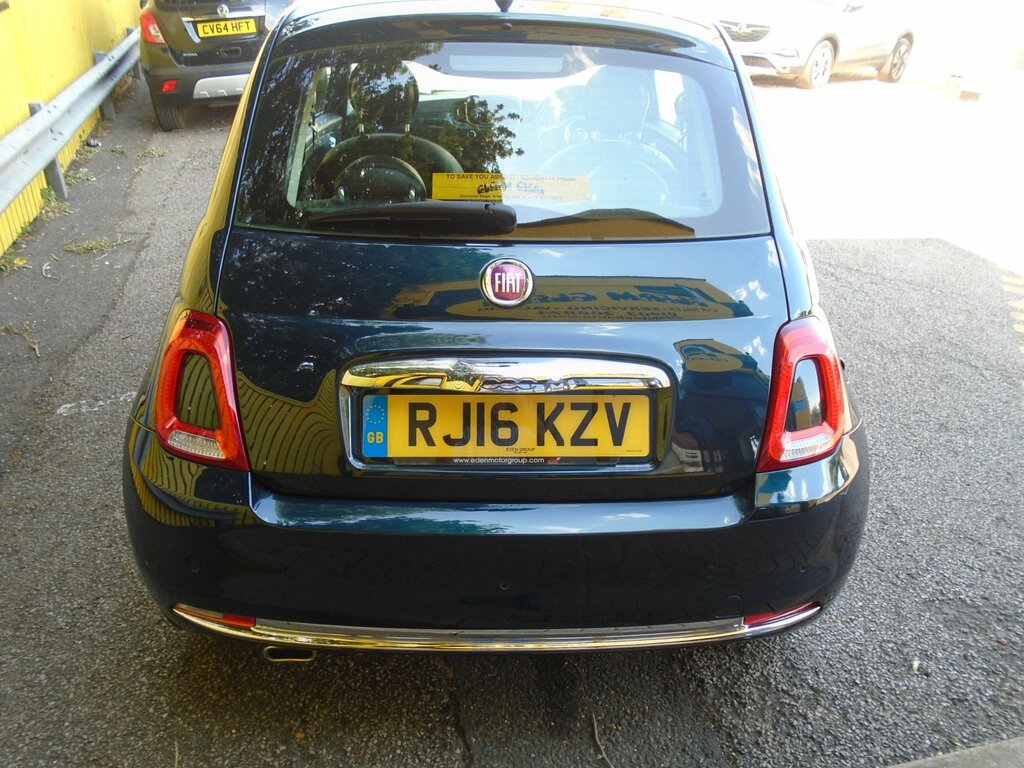 Fiat 500 1.2 Lounge Hatchback Euro 6 Ss Blue #6