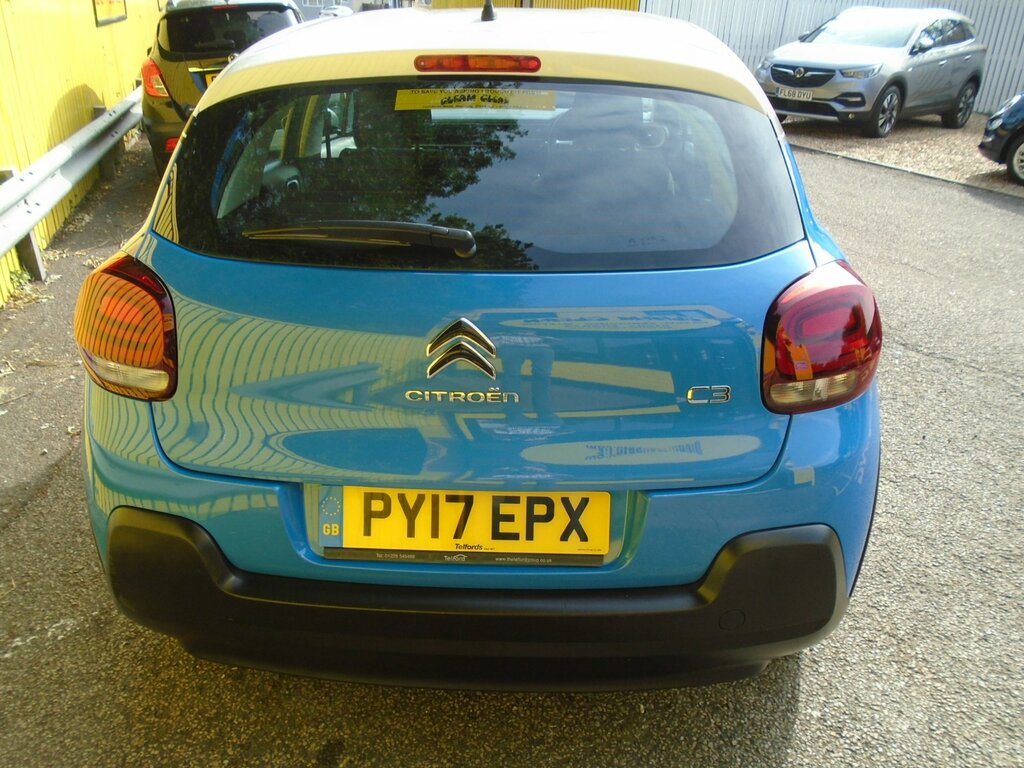 Citroen C3 1.2 Puretech Feel Hatchback Euro PY17EPX Blue #6