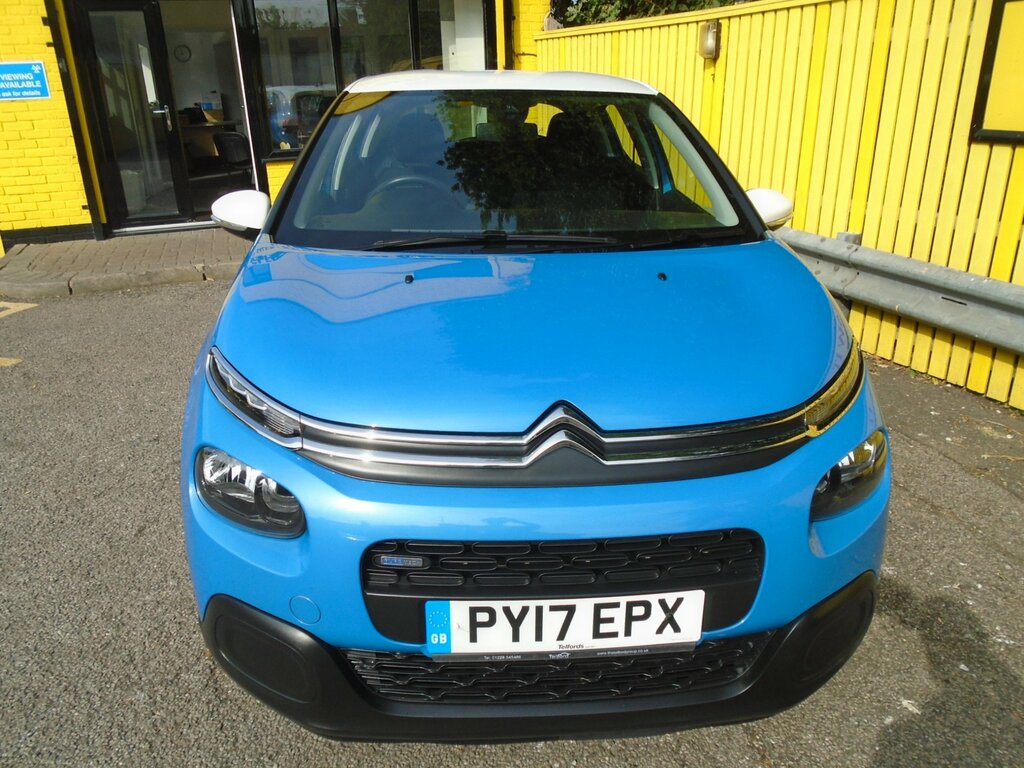 Citroen C3 1.2 Puretech Feel Hatchback Euro PY17EPX Blue #3