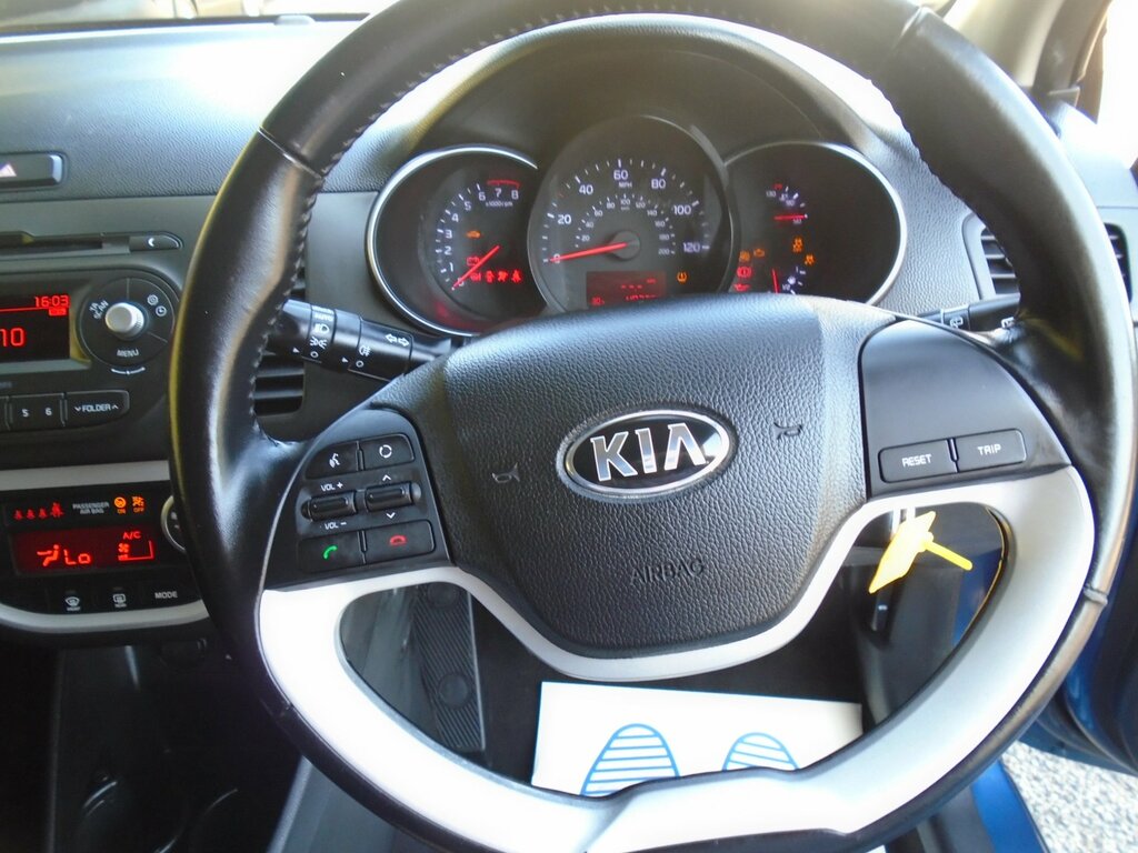 Kia Picanto Hatchback White #8