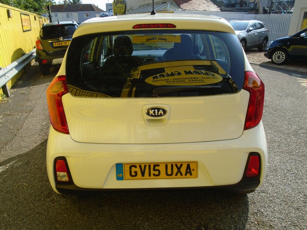 Kia Picanto 1.0 1 Hatchback Euro 5 68 Bhp White #6