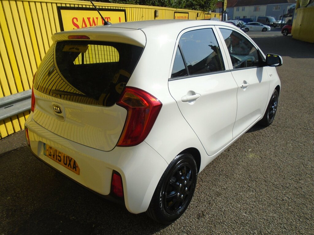 Kia Picanto 1.0 1 Hatchback Euro 5 68 Bhp White #5